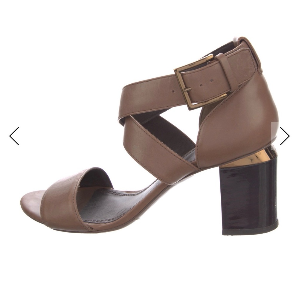 Tory Burch Tan Strappy Heels